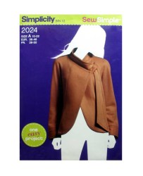 2024 SMART CURVED SHAPED FLEECE JACKET PATTERN 10-22